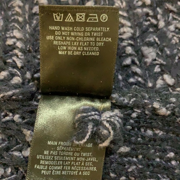 Anthropologie Moth Blue Zipper Sweater sz M - Picture 11 of 12